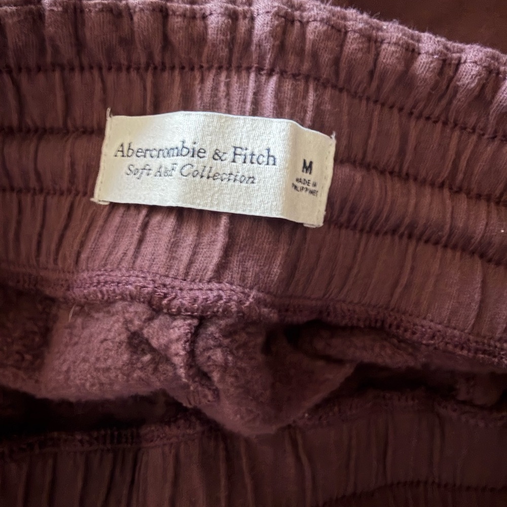 Abercrombie & Fitch Mauve Drawstring Athletic Lounge Shorts - Picture 3 of 3
